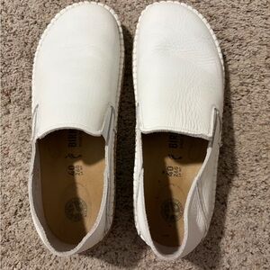 Birkenstock White Loafers